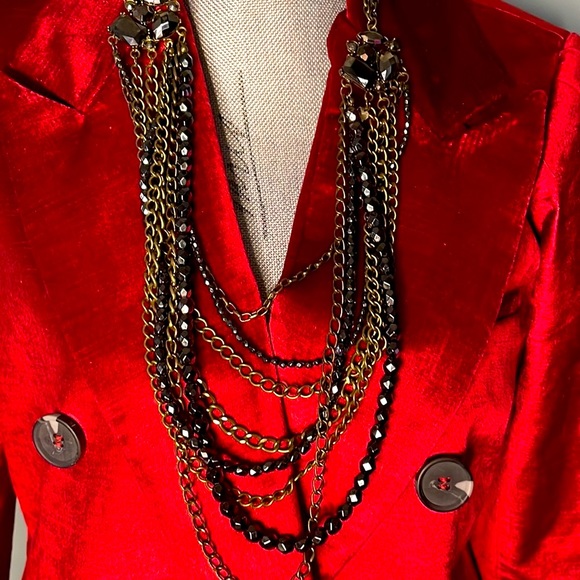 Jewelry - Layered Drop Beaded Necklace